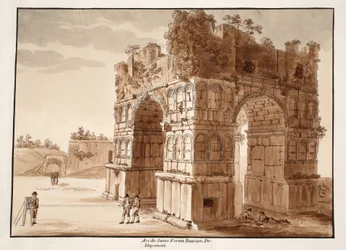 El Arco de Jano: Excavación del Foro Boario, 1833